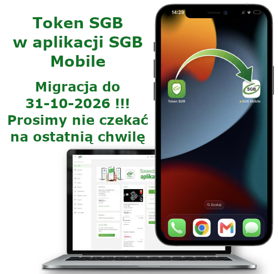 Token SGB w aplikacji SGB Mobile